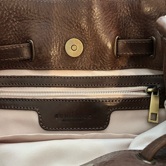 Sundance Brand Elegant Brown Suede Tote Bag - Vintage - Picture 4 of 5